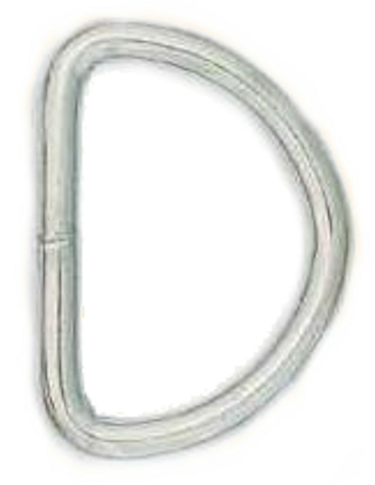 Solid D-Ring 1-1/4" (3.2 cm) Nickel Plated 10/pk 1135-12 by Tandy Leather