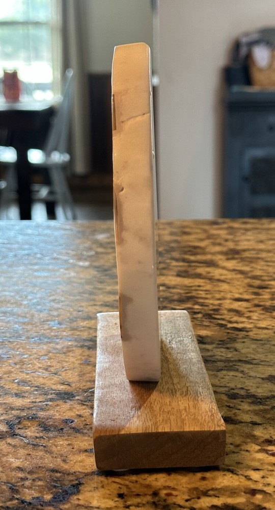 Luxehabitat Marble Easter Egg Bookend Statue Figurine Mantle Display