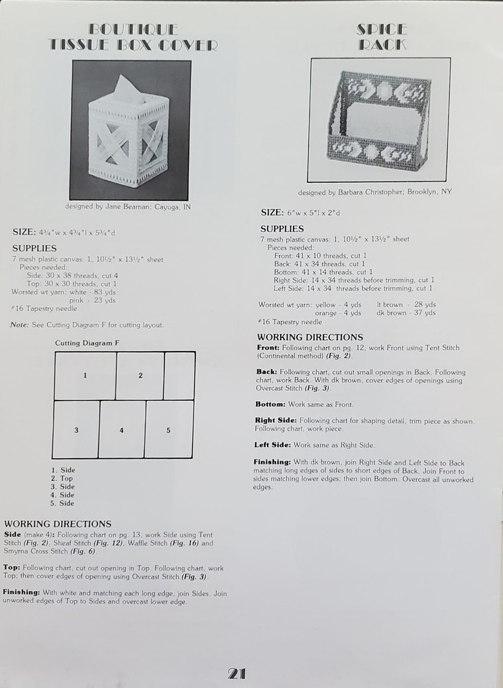 Creative Projects For Plastic Canvas Patterns By Leisure Arts s7