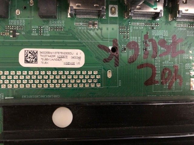 Hisense 340025 Main Board for 75U6K