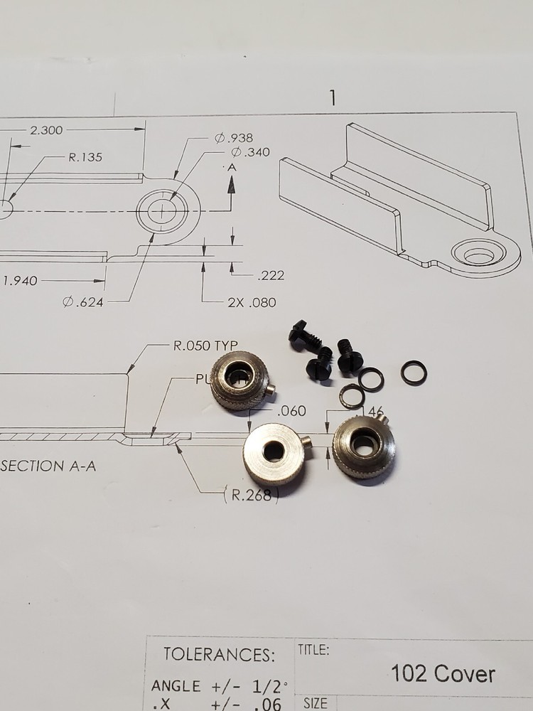 Benjamin 130,132,137 bolt pull knob with screw & washer