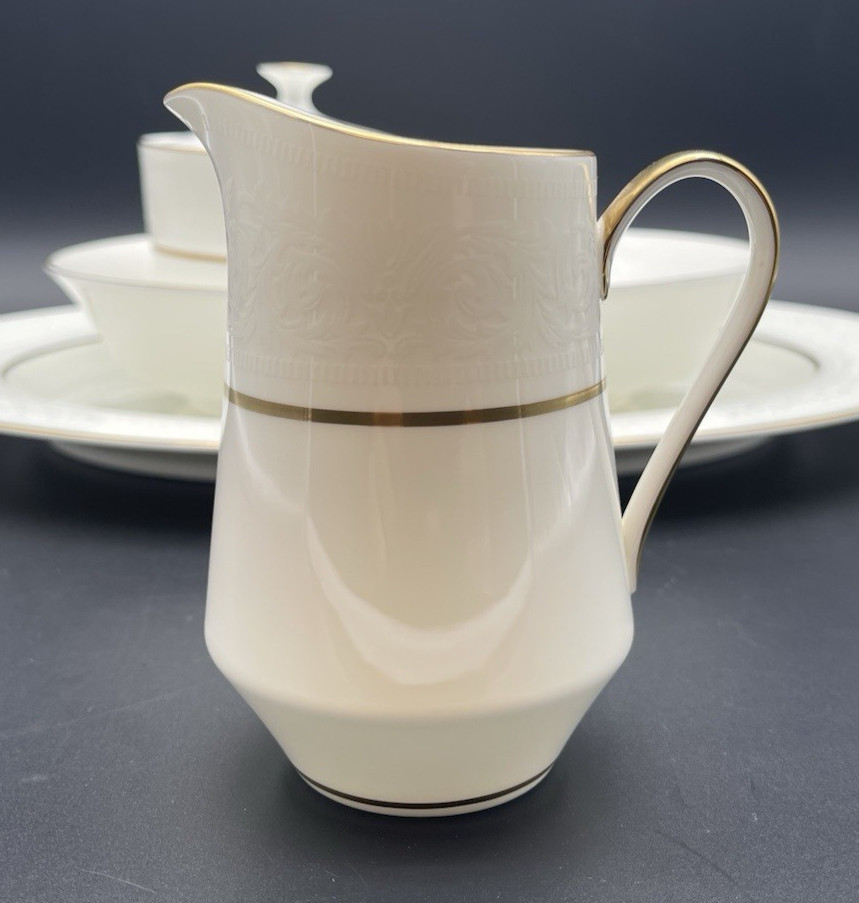 Mikasa China HUNTER #112 Pattern Hostess Set Platter Bowl Creamer Sugar