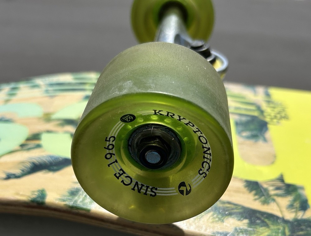 KRYPTONICS Skateboard Sun & Palm Trees 36" Complete Longboard