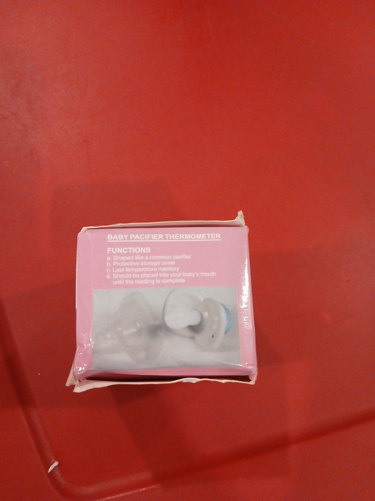 Baby Pacifier Thermometer Color Pink