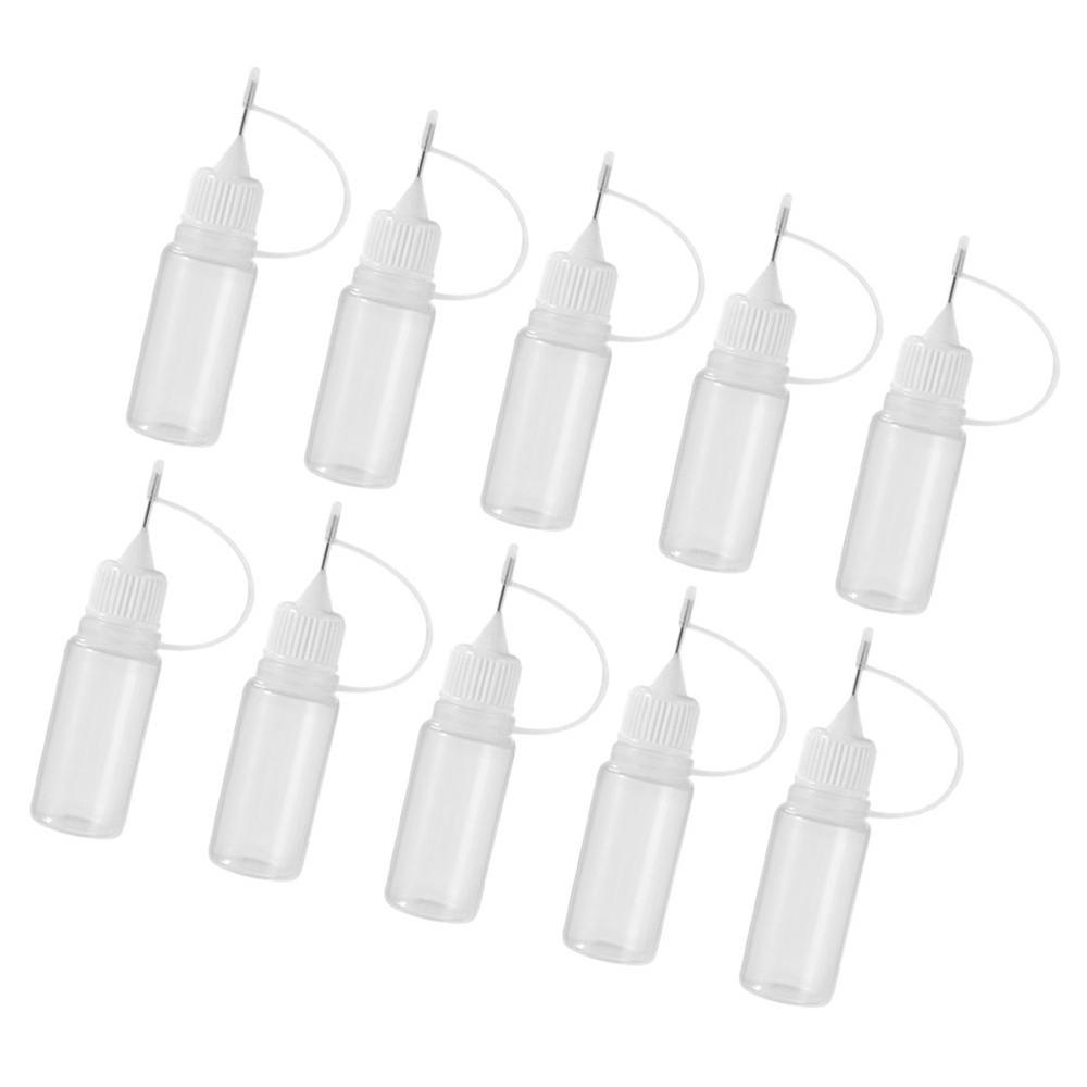 20Pcs Empty Squeeze Bottles Tip Applicator Glue Bottles for Crafts