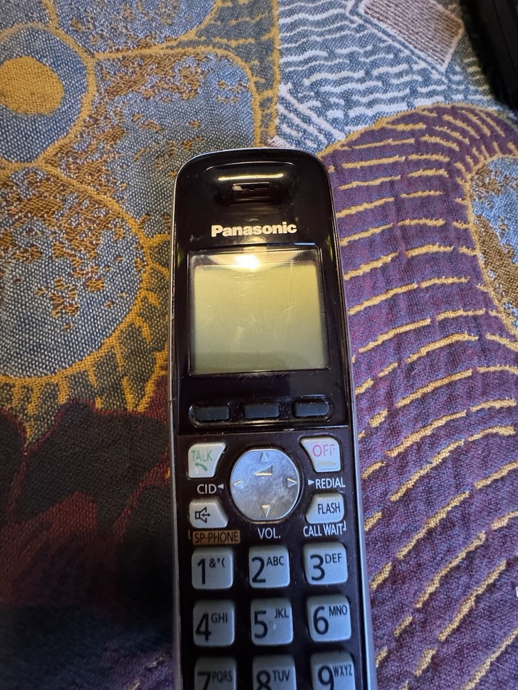 Y2K Panasonic Cordless Phone Only DECT 6 Digital Technology