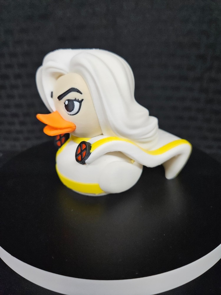Storm Duck, Xmen, 3D Printed, Ducks, Ducking, DuckDuckJeep