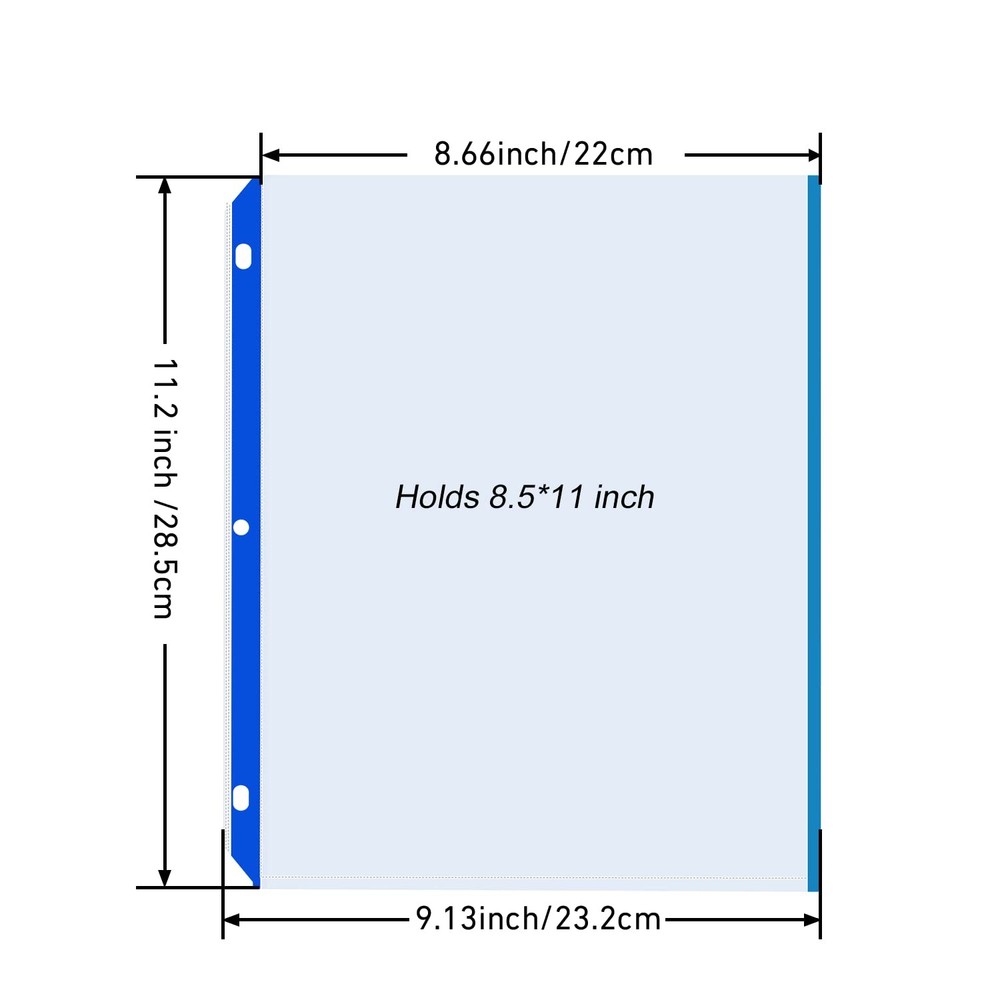Sheet Protectors, Aipker Plastic Page Protectors for 3 Ring Binder, Multiple