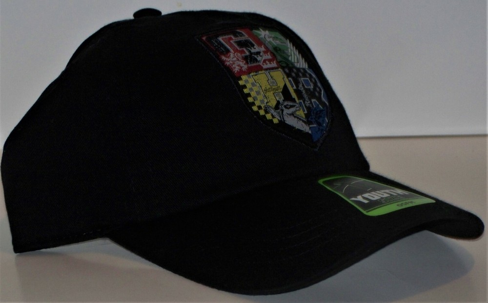 Harry Potter Hogwarts Youth Black Adjustable Snapback hat cap