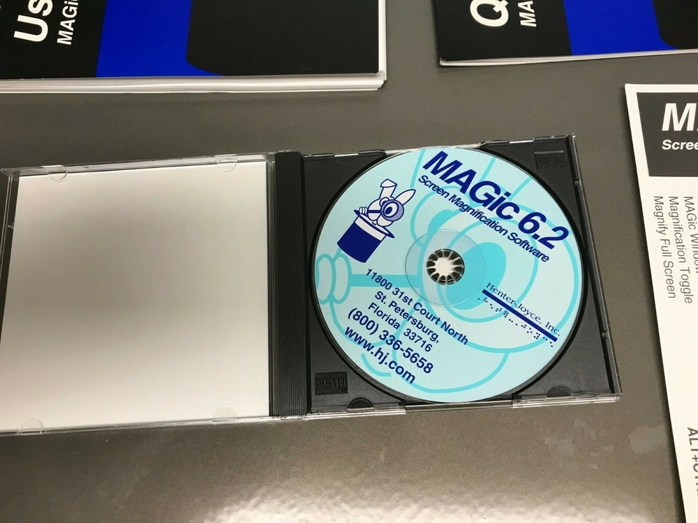 Magic 6.1 Screen Magnification Software Vision Impaired Henter Joyce complete?