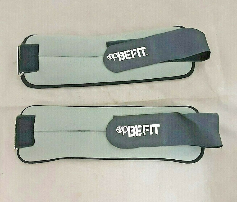 BEFIT 5lb Arm Leg Weights Fully Adjustable Ankle Wrist Strength Training Pair