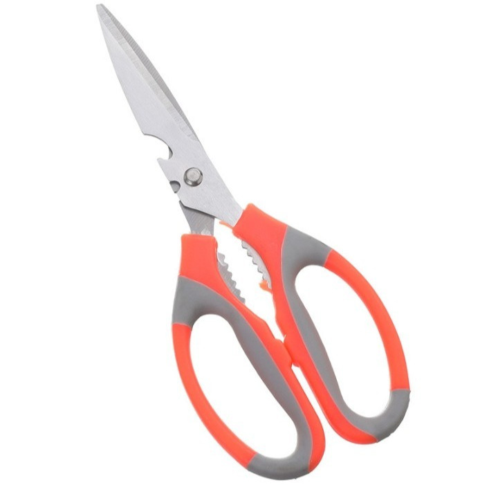 Multifunctional Stainless Steel Kitchen Scissors with Bottle Opener Tool