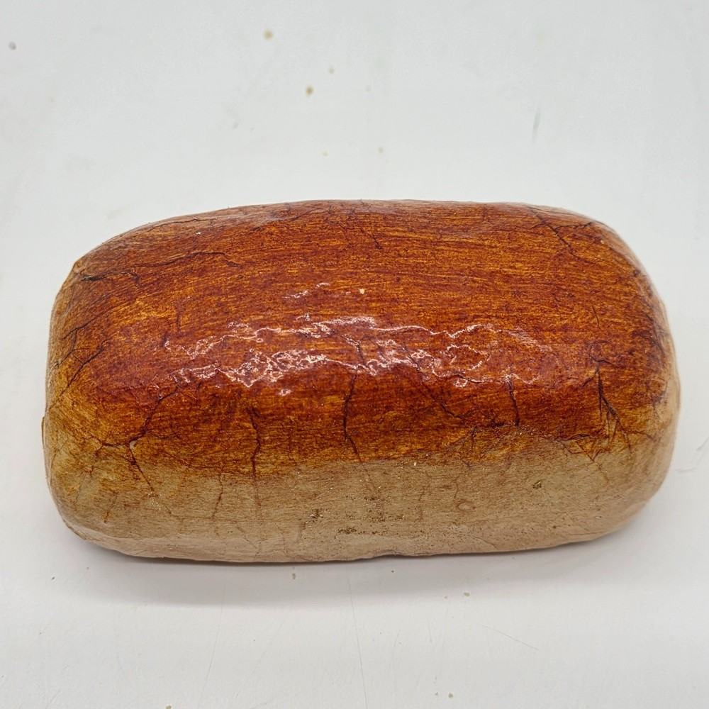 Realistic Faux Bread Loaf Decor Rustic Kitchen Display Prop 6” Long