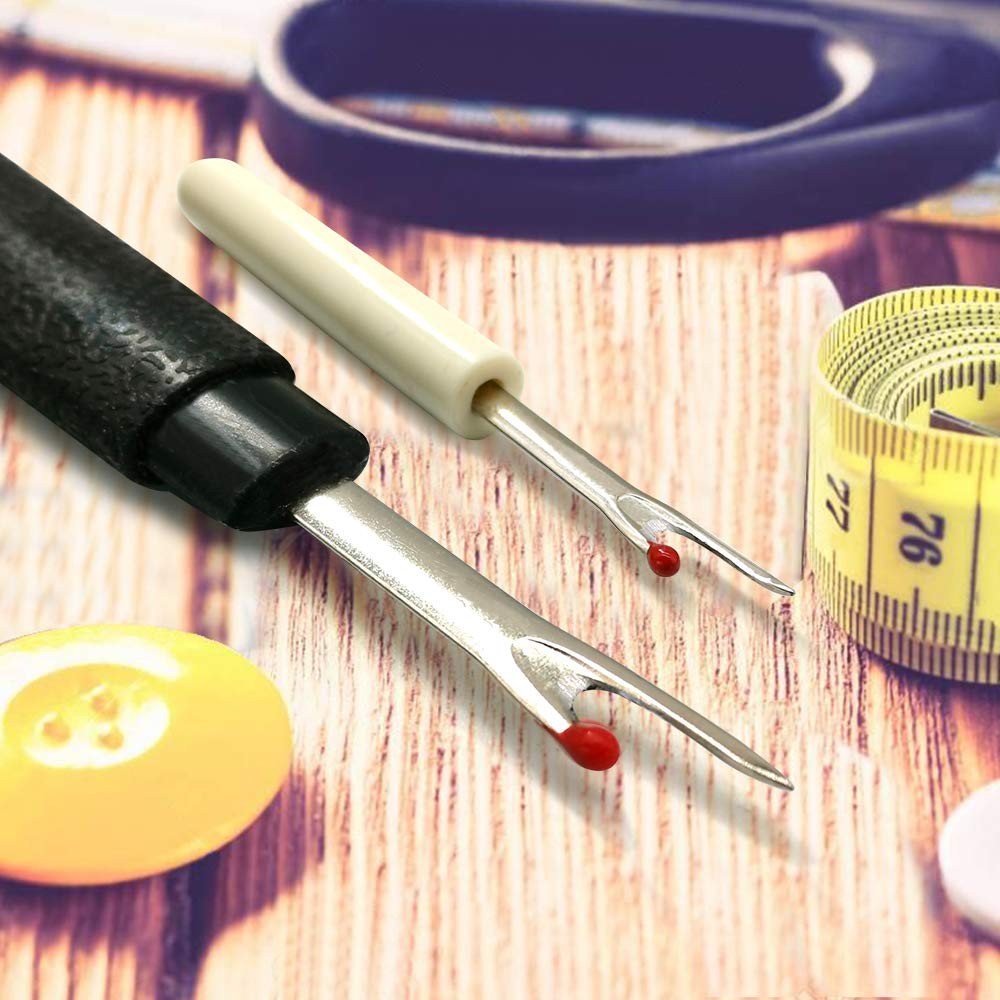2PCS Seam Rippers, Sharp Sewing Seam Thread Remover Stitch Unpicker with Ergo...
