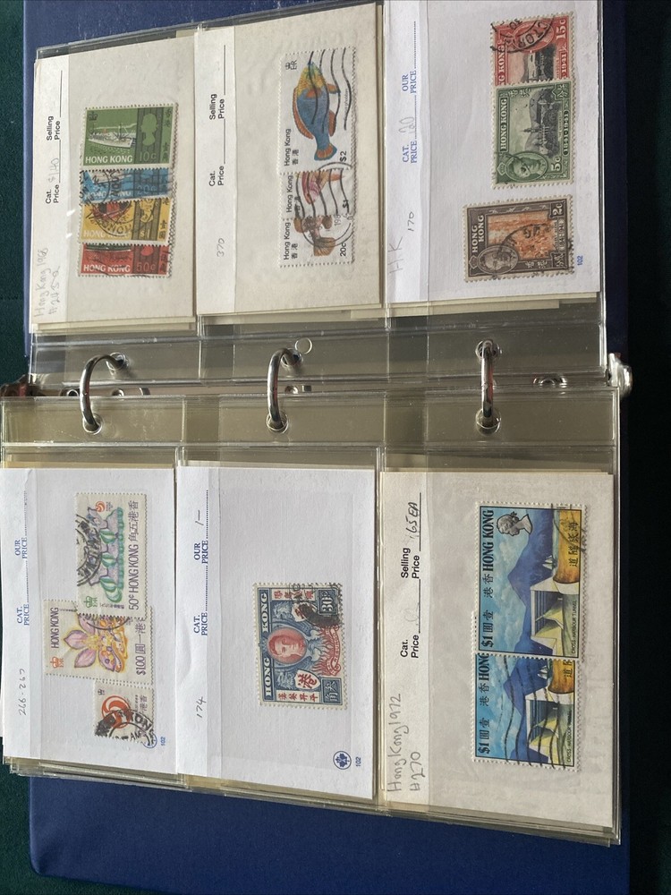hong kong stamp collection