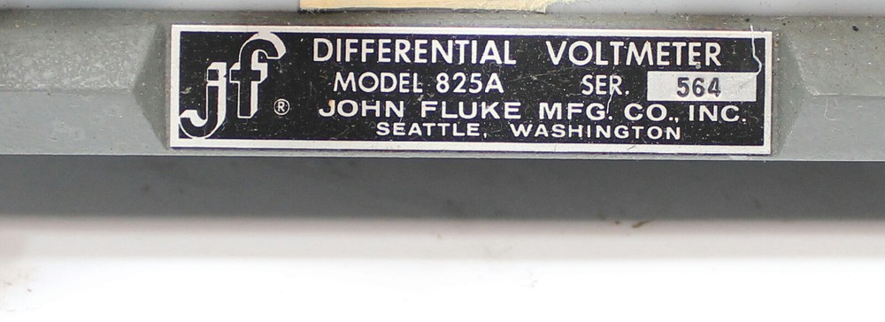 John Fluke 825A AC-DC Differential Voltmeter