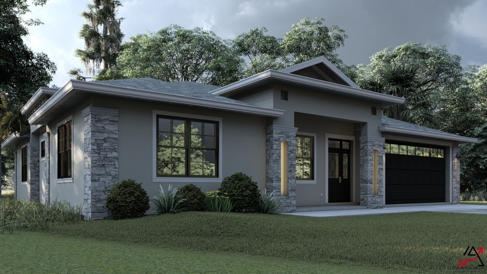 BLUEPRINTS CONTEMPORARY HOUSE PLAN ARCHUP #126