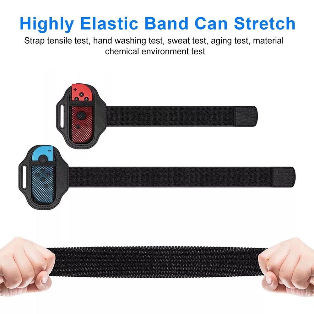 2Pack Leg Straps for Nintendo Switch OLED Joy-Con Controller Ring Fit Adventure