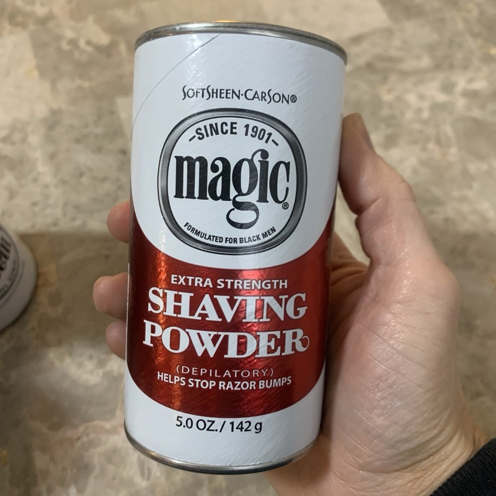 4 Soft Sheen Carson Magic Extra Strength Shaving Powder Razor Bumps Depilatory!