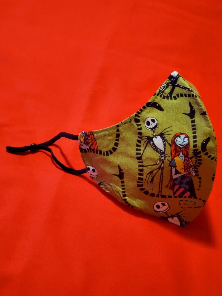 Nightmare Before Christmas Adjustable Face Mask