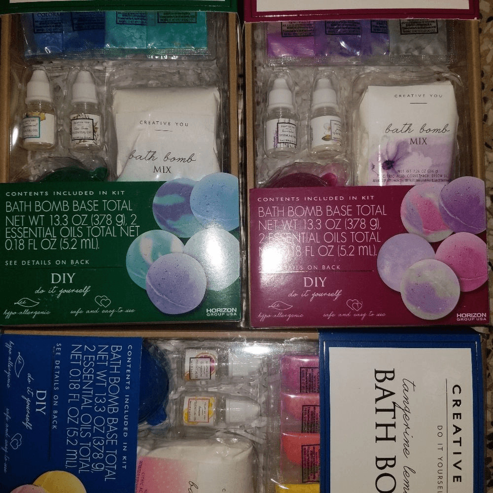 1 DIY bath bomb set