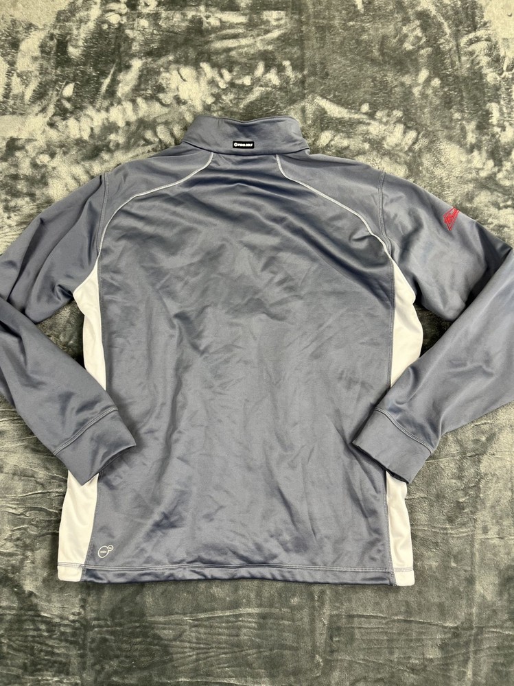 Puma Mens Golf Pullover Jacket Large Quarter-Zip Long Sleeve Budweiser Logo
