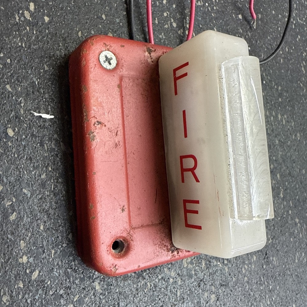 FOS FARADAY FIRE STROBE RED Vintage