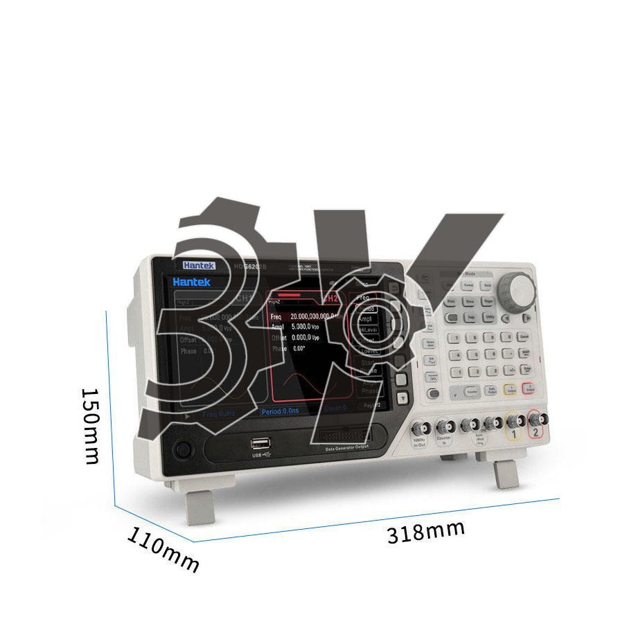 1x Hantek Arbitrary waveform Function generator HDG6202B New
