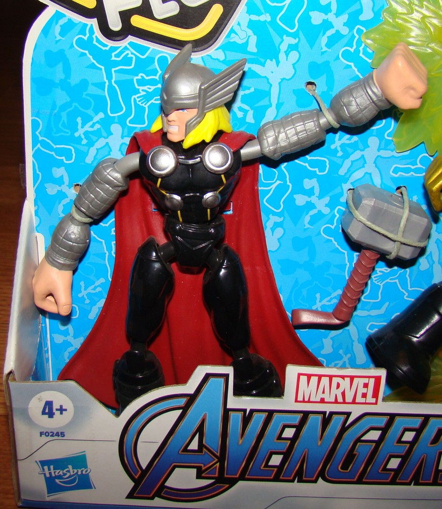 Marvel Comics by Hasbro, Bend and Flex Avengers THOR vs LOKI (F0245)