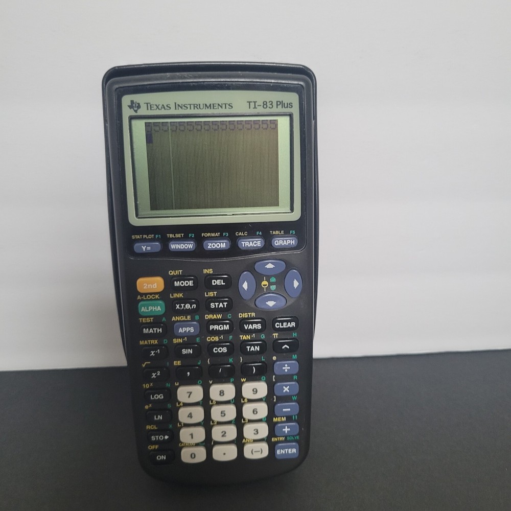 *Lines Screen ~ Texas Instruments ~ TI-83 Plus Graphing Math Calculator ~ Black