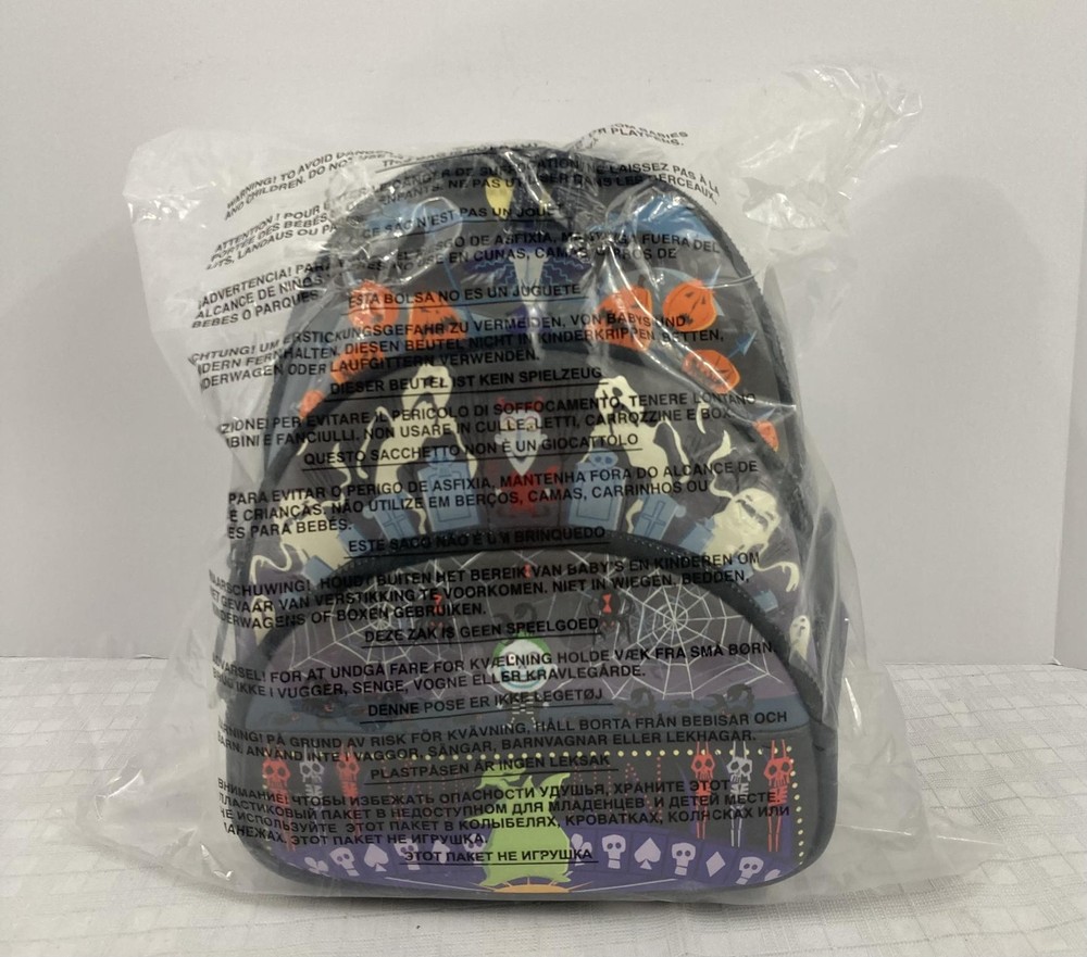 NBC Triple Pocket Lock Shock Backpack - Black, Sealed