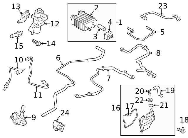 Genuine Ford Oxygen Sensor EJ5Z-9F472-B