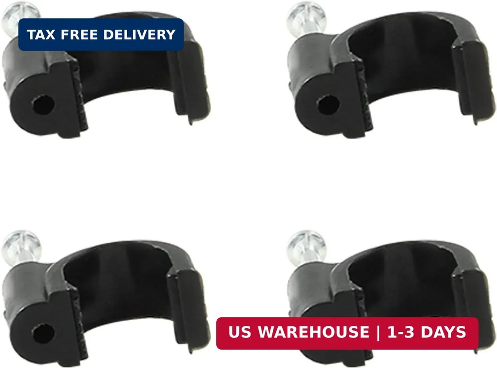 Bivethoi 200 Pack Nail in Cable Clips Cable Management Ethernet Cable Clips Tack