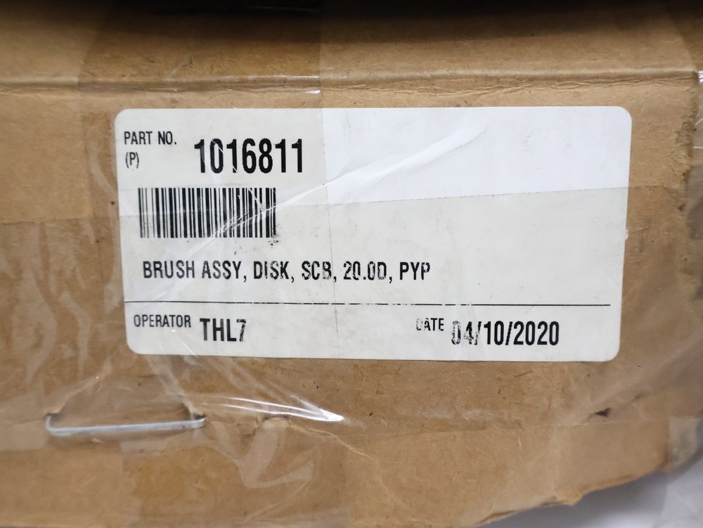 Tennant 1016811 20" Disk Brush Assembly Polypropylene