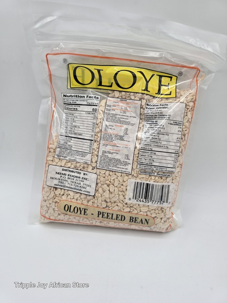 Oloye Peeled Beans 2lb