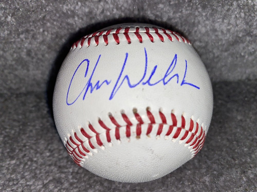 CINCINNATI REDS CHRIS WELSH SIGNED AUTOGRAPHED BALL BASEBALL COA