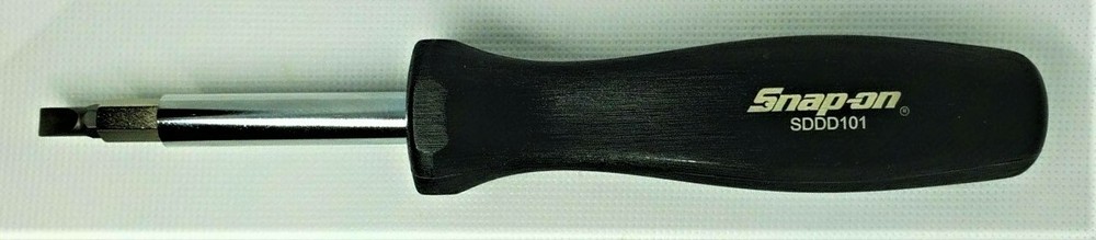 *NEW* Snap-on Reversible Screwdriver SDDD101 *8 BITS* BLACK CLASSIC HARD HANDLE