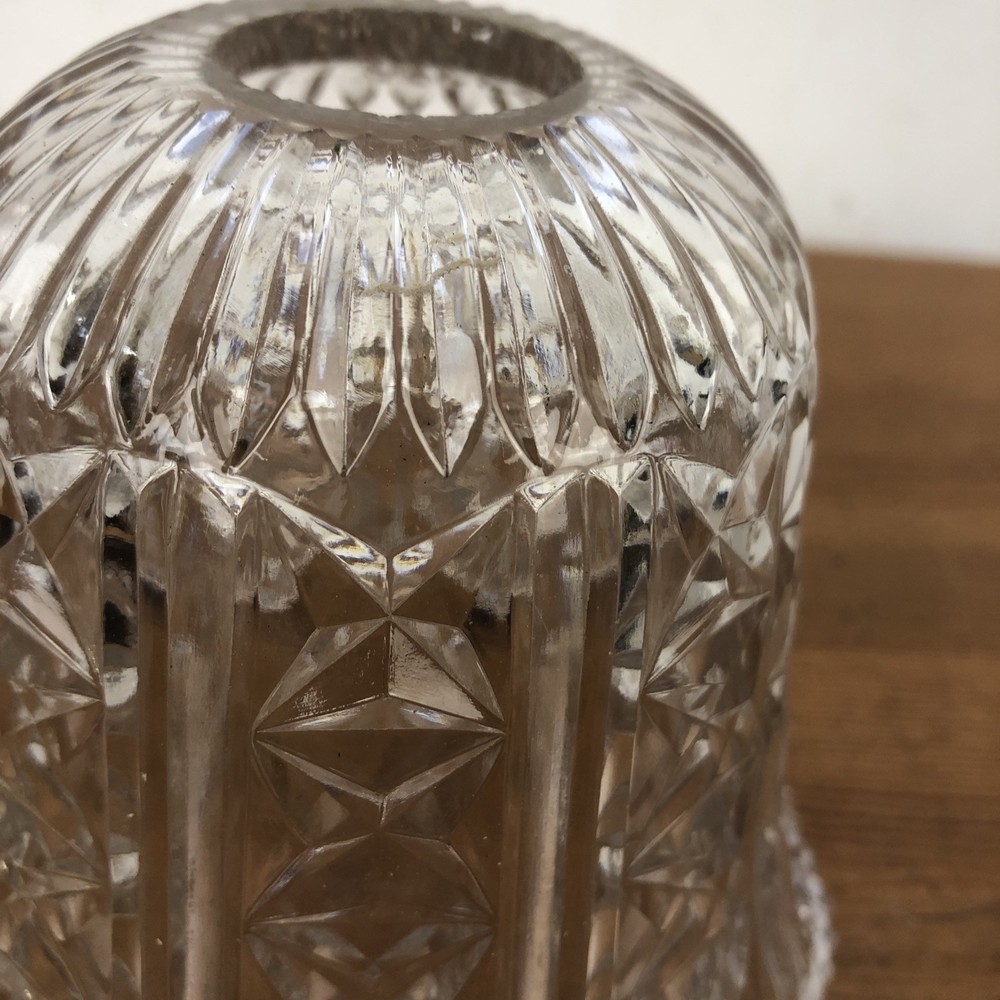 vintage glass lampshade