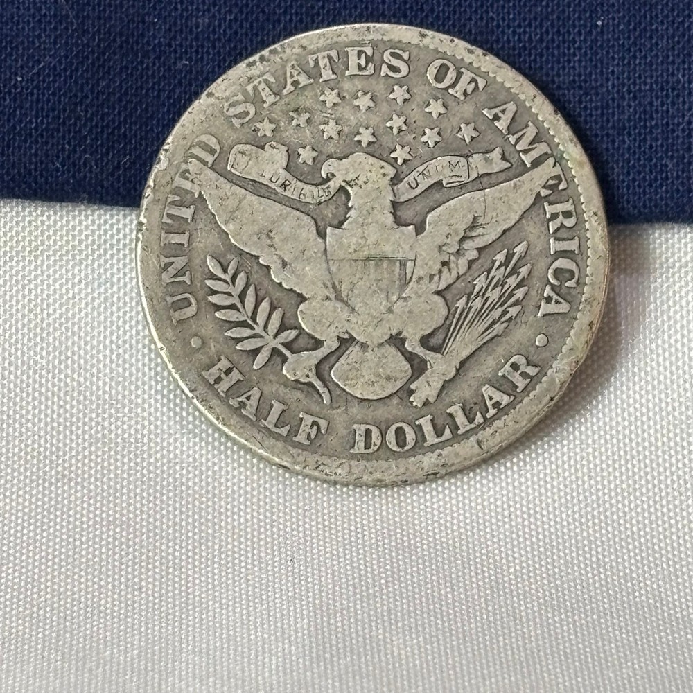 1904 Barber Half Dollar 50C 90% Silver