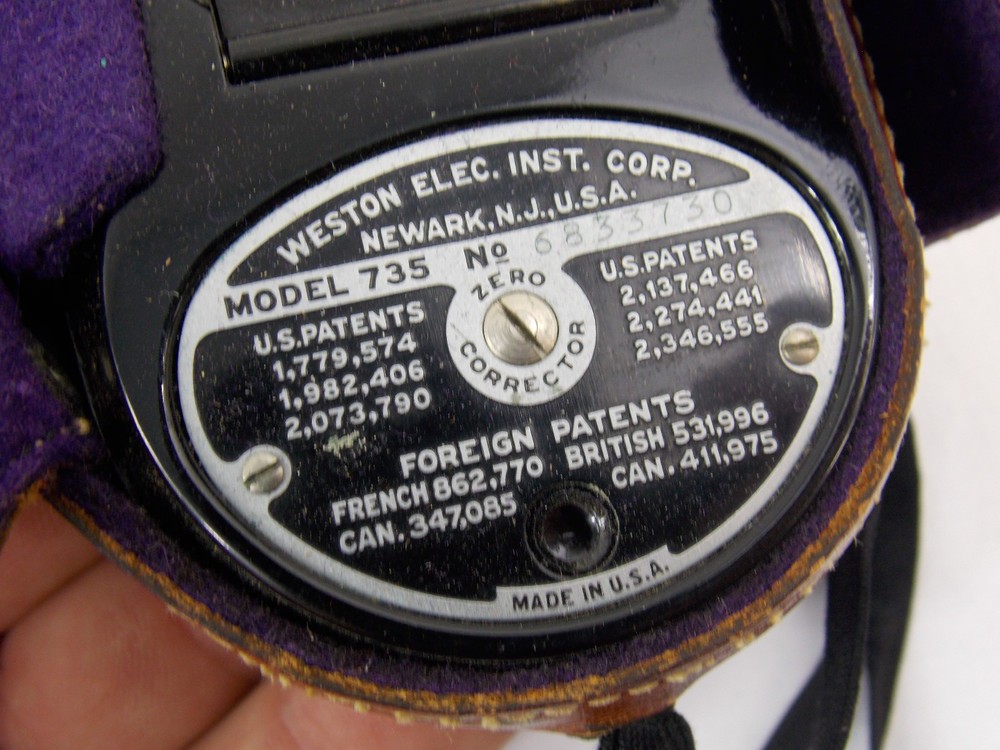 Weston Master II Universal Exposure Meter Light Meter