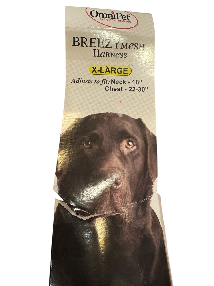 BreezyMesh Dog Harness – XL, Red
