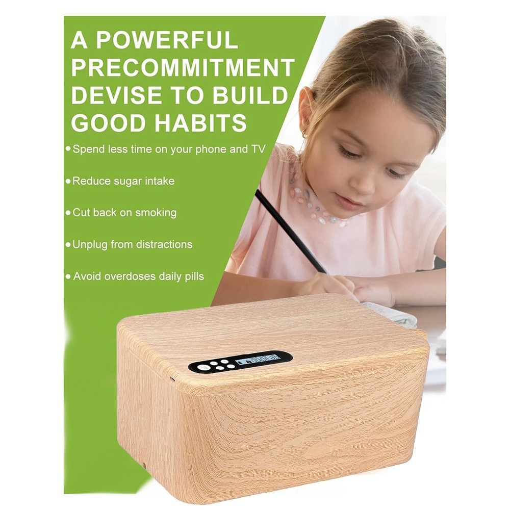 Timed Lock Box: Unplug with Timer-Controlled Phone Storage for Better1146