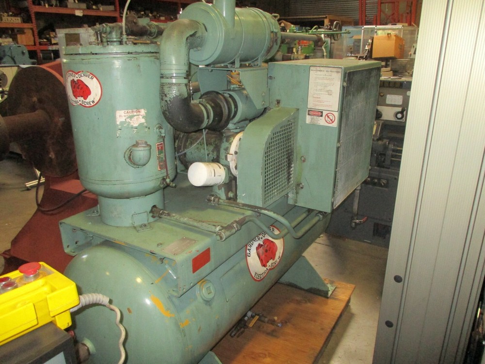 GARDNER DENVER MODEL EBERFB 25hp ROTARY SCREW COMPRESSOR ONLY 13K HOURS!