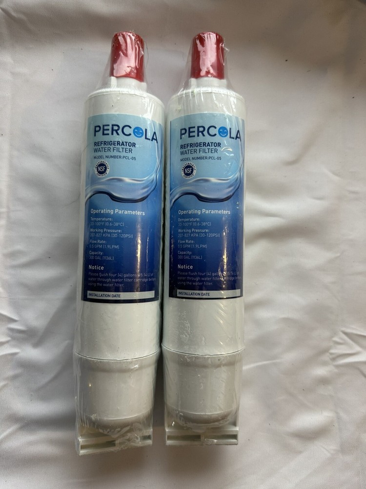 PERCOLA PCL-05 Under Sink Water Filter 2 Pack Kenmore 9085 Refrigerator