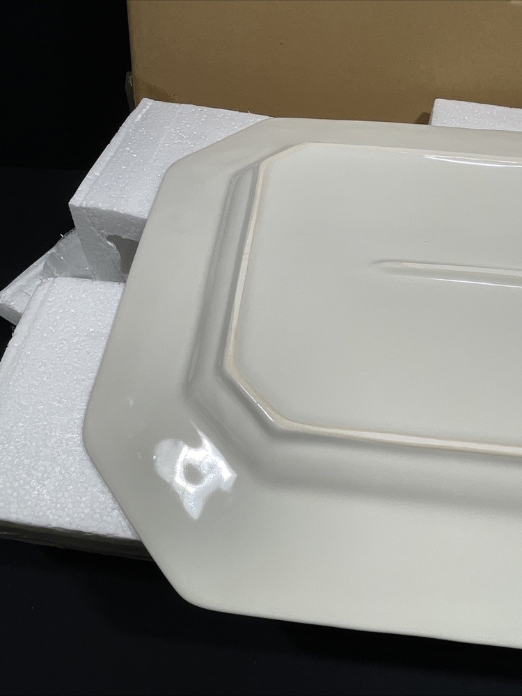 Pottery Barn Healdsburg Oversized Rectangular Platter 13”x19” Geometric