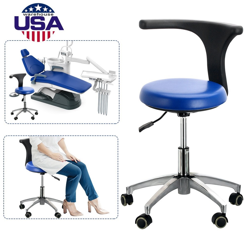 FDA Dental Unit Chair Computer Controlled DC Motor PU Leather +Dentist Stool