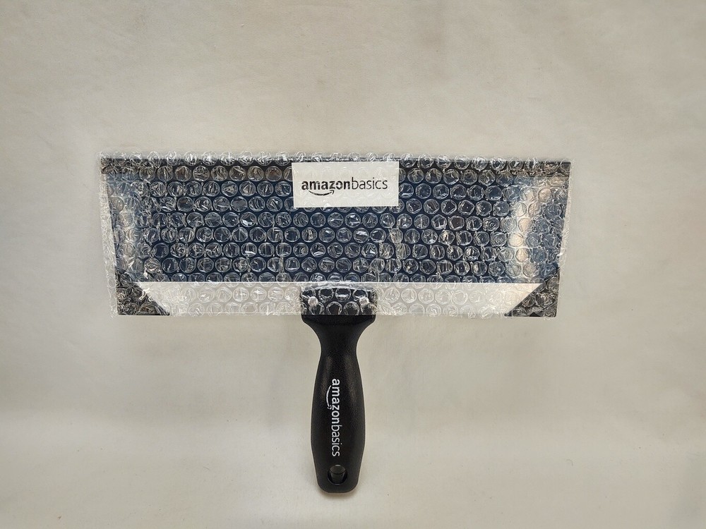 Amazon Basics 12" Blue Steel Tape Knife, with Solid Handle and Soft Grip