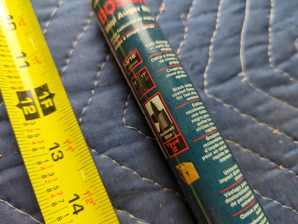 Bosch Ship Auger Bit 13/16" ASHLT13