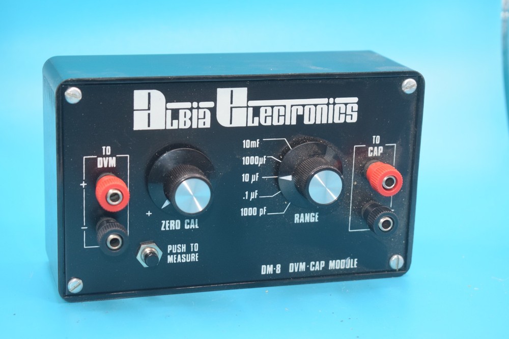 Albia Electronics DM8 DVM-CAP Module Capacitor Measurement Box