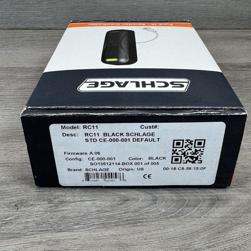 Schlage Electronics RC11 BLK IP Reader Controller, Mullion Mount